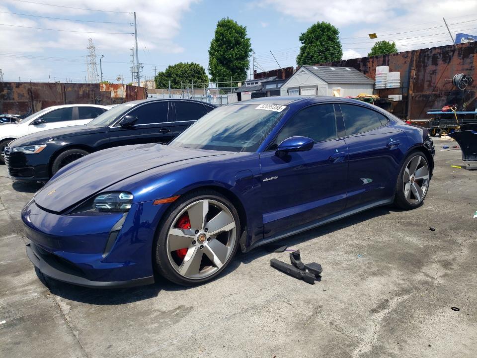 2020 Porsche Taycan VIN WP0AB2Y15LSA50590 COPART salvage auction — REAR END, Ca - Salvage Certificate, sold $25,500 on 2026-07-29 (photo 1)