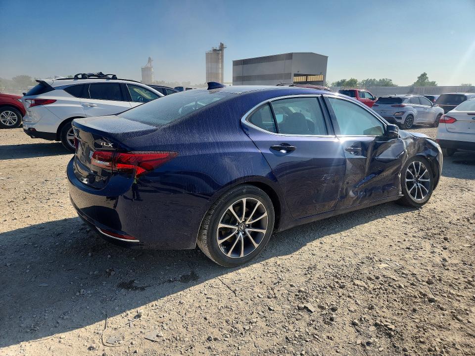 2016 Acura Tlx VIN 19UUB2F52GA012800 COPART salvage auction — SIDE, Ks - Cert Of Title-Salvage, sold $3,600 on 2026-07-09 (photo 3)