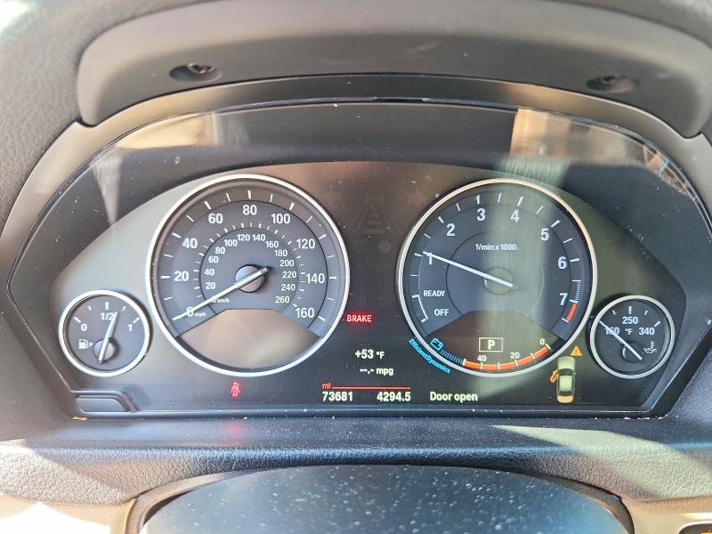 2016 BMW 3er VIN WBA8E5G58GNU19274 COPART salvage auction — FRONT END, MD - CERT OF SALVAGE > 75% DAMAGE, sold $1,050 on 2026-07-24 (photo 9)
