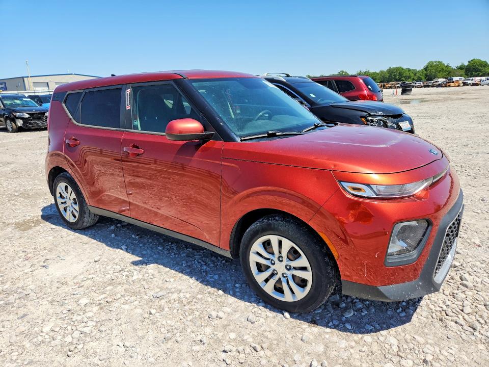 2021 Kia Soul VIN KNDJ23AU4M7741377 COPART salvage auction — HAIL, Mo - Salvage Certificate Of Title, sold $2,100 on 2026-07-27 (photo 4)