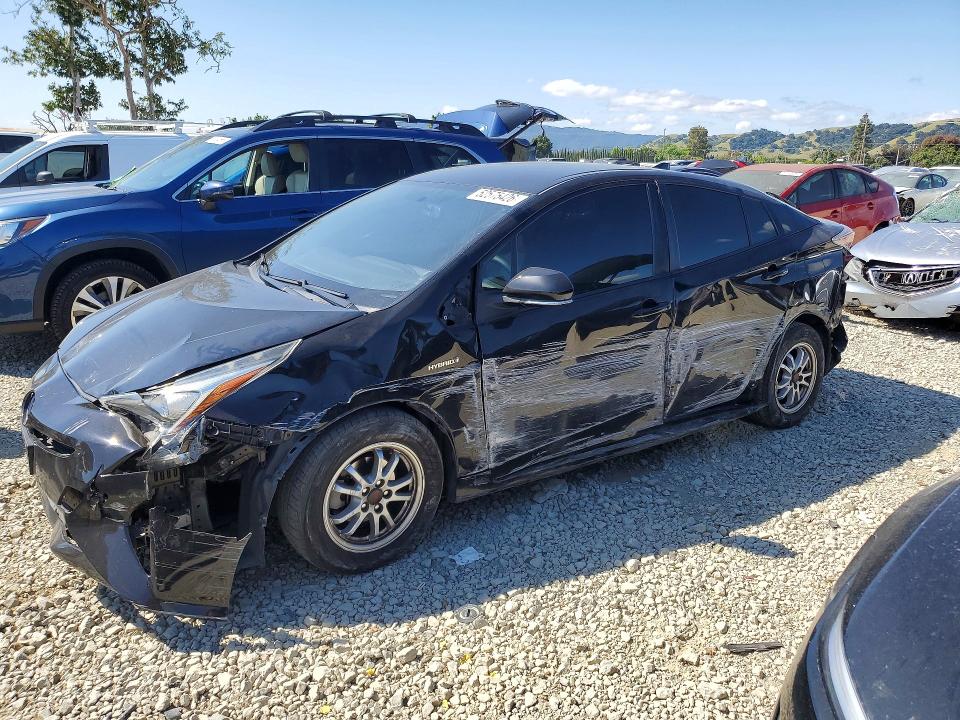 2016 Toyota Prius VIN JTDKBRFU0G3524128 COPART salvage auction — SIDE, Ca - Salvage Certificate, sold $1,850 on 2026-07-09 (photo 1)