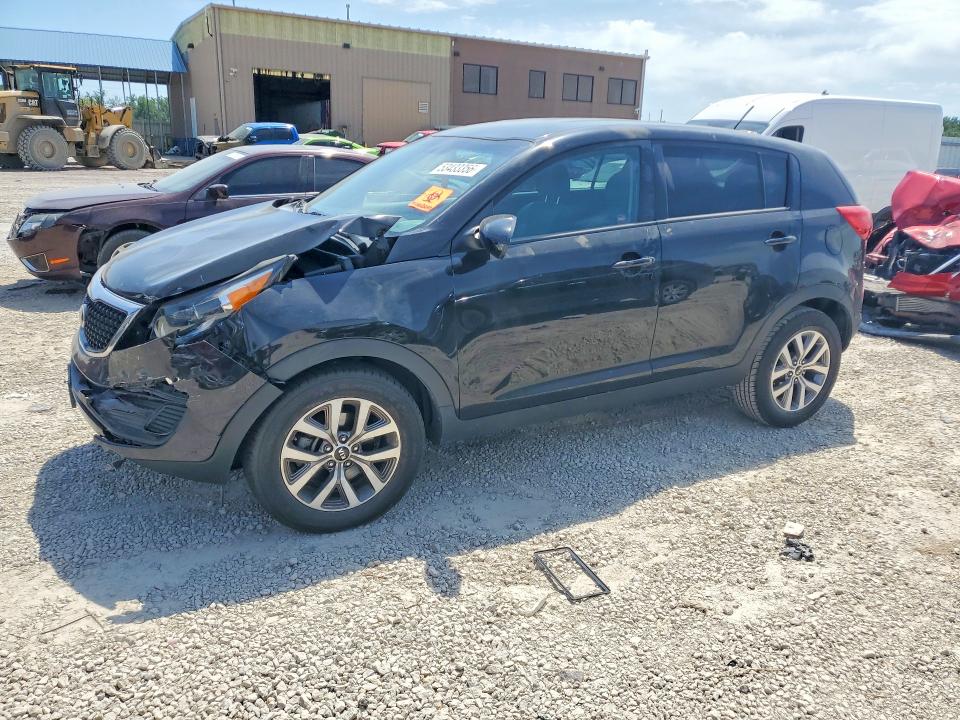 2016 Kia Sportage VIN KNDPB3AC4G7876753 COPART salvage auction — FRONT END, Ks - Cert Of Title-Salvage, sold $1,050 on 2026-07-09 (photo 1)