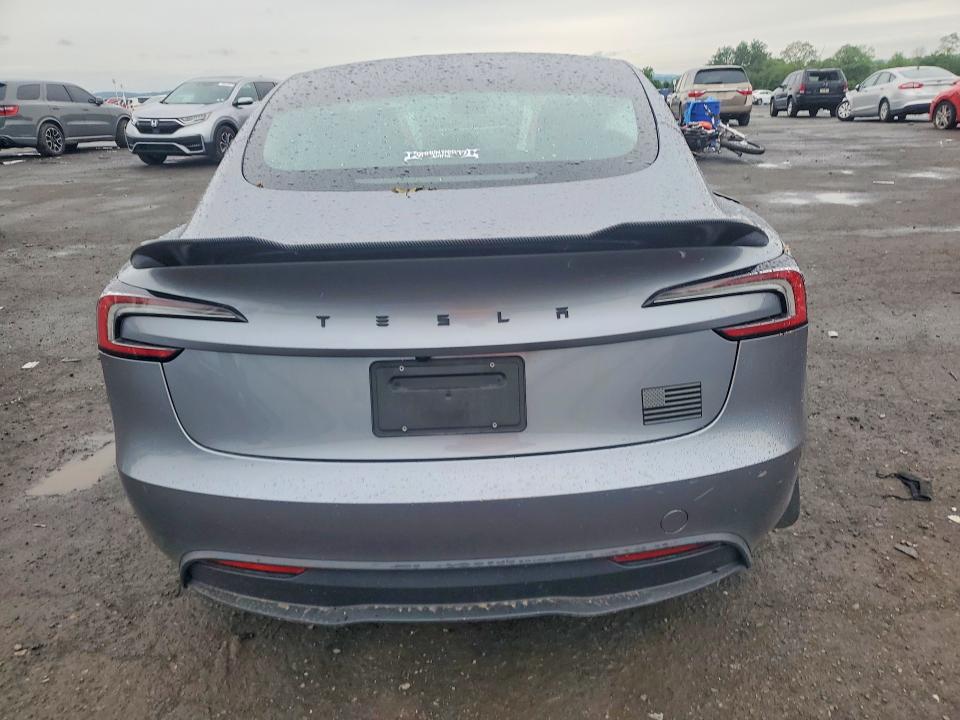 2025 Tesla Model 3 VIN 5YJ3E1EAXSF048194 COPART salvage auction — SIDE, Pa - Certificate Of Salvage, sold $12,600 on 2026-07-17 (photo 6)