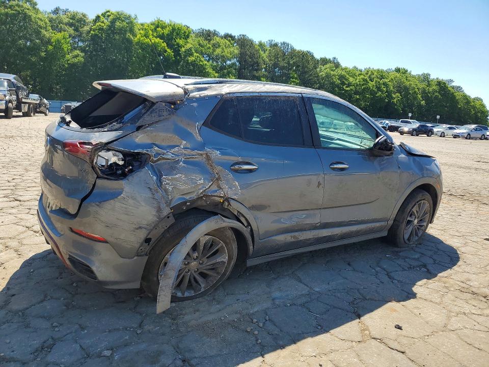2021 Buick Encore VIN KL4MMBS26MB167497 COPART salvage auction — ROLLOVER, Ga - Cert Of Title-Salvage, sold $975 on 2026-07-17 (photo 3)