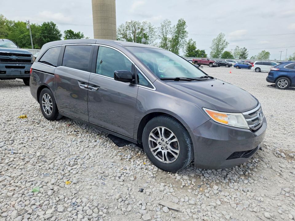 2011 Honda Odyssey VIN 5FNRL5H64BB088687 COPART salvage auction — FRONT END, Mi - Certificate Of Title, sold $1,250 on 2026-07-02 (photo 4)