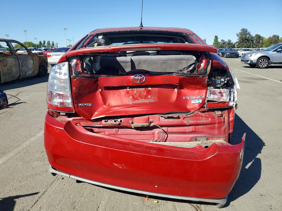 2007 Toyota Prius VIN JTDKB20U573280587 COPART salvage auction — FRONT END, Ca - Salvage Certificate, sold $425 on 2026-07-24 (photo 6)