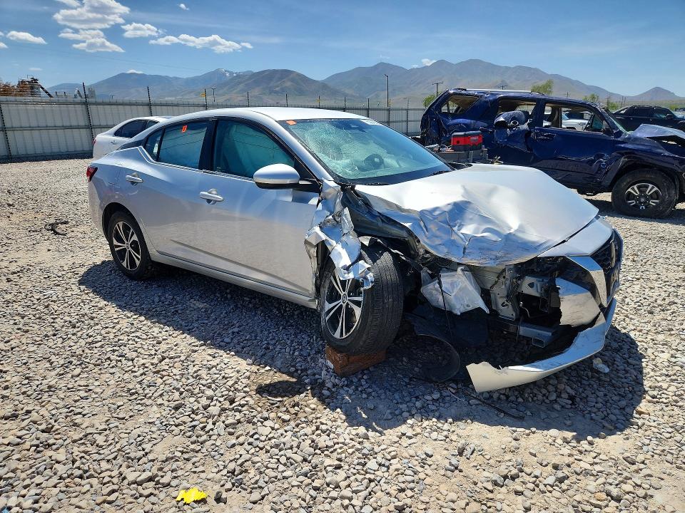 2023 Nissan Sentra VIN 3N1AB8CV0PY296967 COPART salvage auction — FRONT END, Ut - Salvage Certificate, sold $1,150 on 2026-07-24 (photo 4)