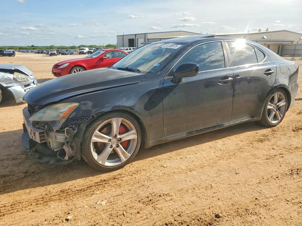 2007 Lexus Is VIN JTHBK262572046363 COPART salvage auction — FRONT END, Tx - Salvage Vehicle Title, sold $525 on 2026-07-09 (photo 1)