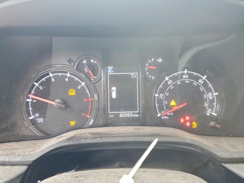 2022 Toyota 4runner VIN JTENU5JRXN6001080 COPART salvage auction — FRONT END, Wv - Salvage Certificate, sold $10,000 on 2026-07-30 (photo 9)