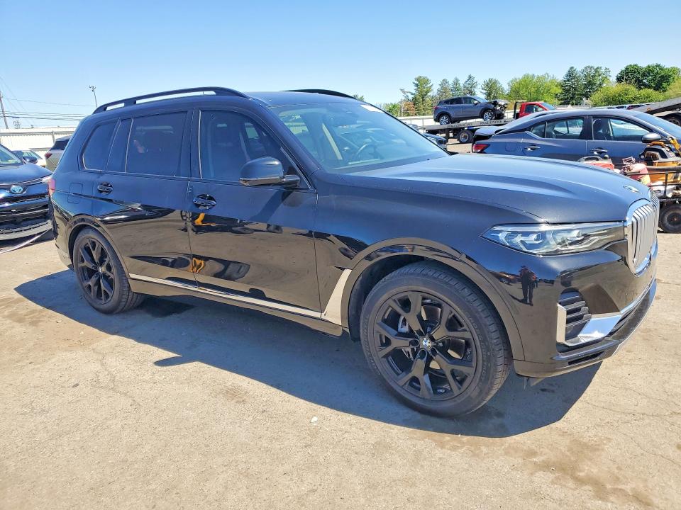 2021 BMW X7 VIN 5UXCW2C02M9F57191 COPART salvage auction — REAR END, Salvage Title, sold $20,500 on 2026-07-10 (photo 4)