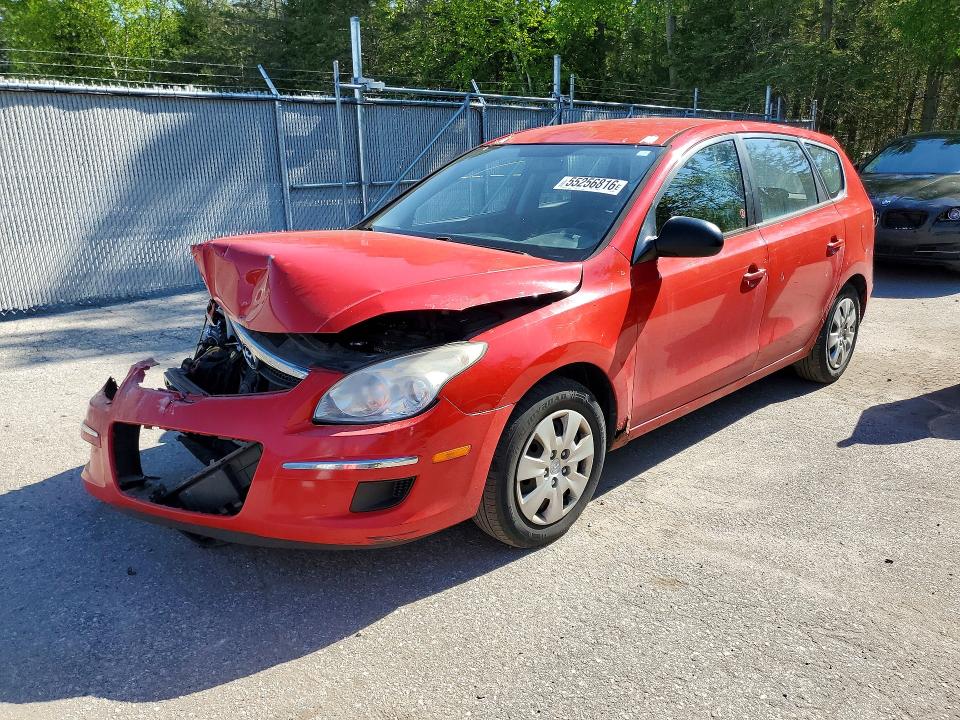 2009 Hyundai Elantra VIN KMHDB85E09U036481 COPART salvage auction — FRONT END, ON - PERMIT NO BRAND - UNFIT, sold $300 on 2026-07-14 (photo 1)