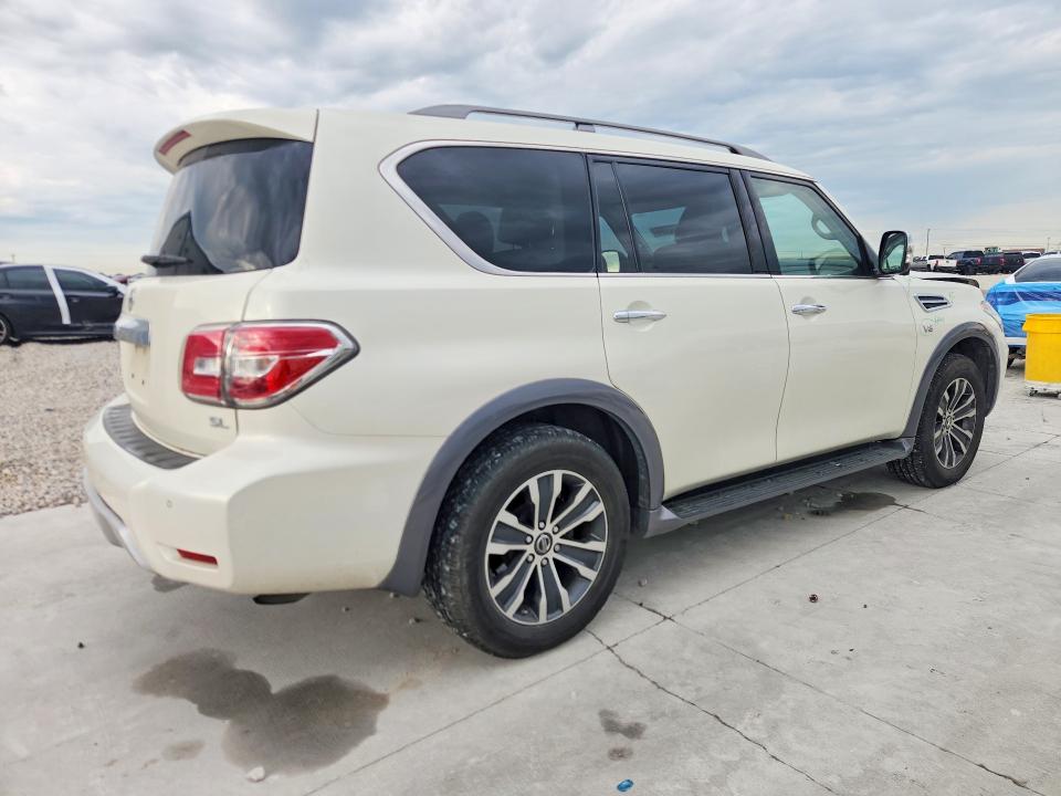 2018 Nissan Armada VIN JN8AY2NC9JX503325 COPART salvage auction — FRONT END, TX - CERTIFICATE OF TITLE, sold $2,650 on 2026-07-28 (photo 3)