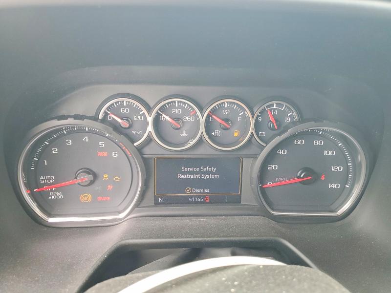 2021 Chevrolet Tahoe VIN 1GNSCNKD1MR349853 COPART salvage auction — FRONT END, Tx - Salvage Vehicle Title, sold $10,100 on 2026-07-02 (photo 9)
