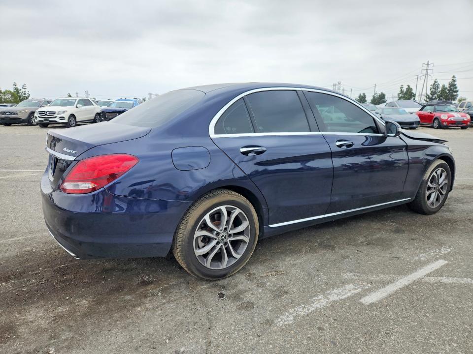 2017 Mercedes-benz C-klasse VIN 55SWF4KB8HU220657 COPART salvage auction — FRONT END, Ca - Salvage Certificate, sold $2,950 on 2026-07-02 (photo 3)