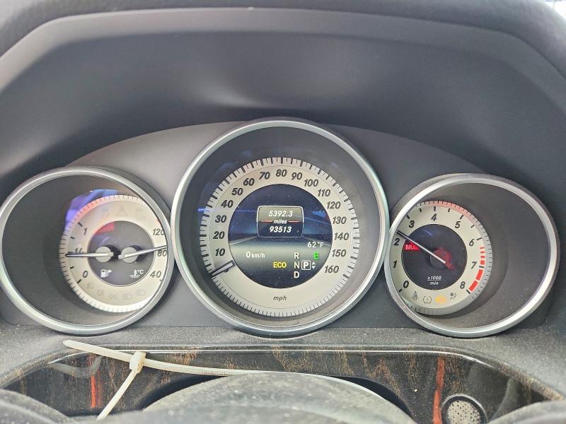 2014 Mercedes-benz E-klasse VIN WDDHF5KB0EA975442 COPART salvage auction — REAR END, Tx - Salvage Vehicle Title, sold $3,550 on 2026-07-13 (photo 9)