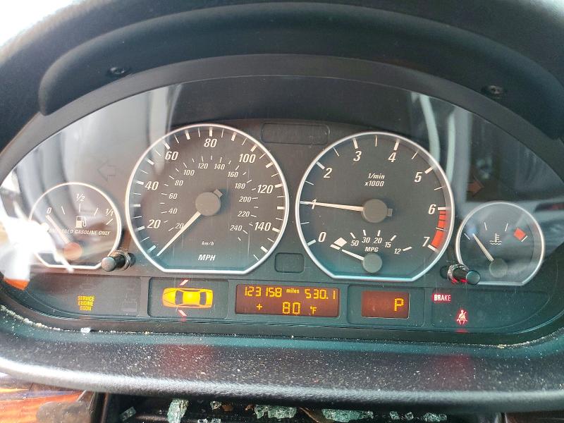 2003 BMW 3er VIN WBABS534X3JU98377 COPART salvage auction — ROOF, Ga - Cert Of Title-Salvage, sold $900 on 2026-07-10 (photo 9)