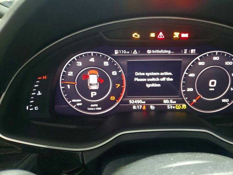 2018 Audi Q7 VIN WA1LAAF72JD023711 COPART salvage auction — SIDE, Co - Public - Salvage Title, sold $7,300 on 2026-07-25 (photo 9)