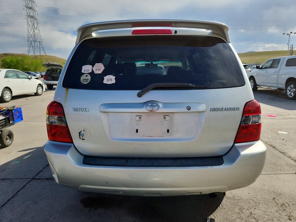 2007 Toyota Highlander VIN JTEGD21A970164942 COPART salvage auction — SIDE, Co - Certificate Of Title, sold $1,600 on 2026-07-06 (photo 6)