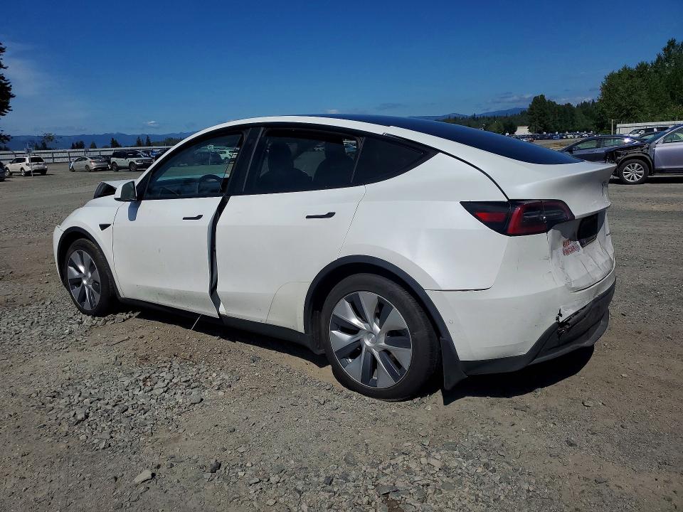 2021 Tesla VIN 5YJYGAEE9MF237781 COPART salvage auction — FRONT END, Wa - Bill Of Sale, sold $5,200 on 2026-07-06 (photo 2)