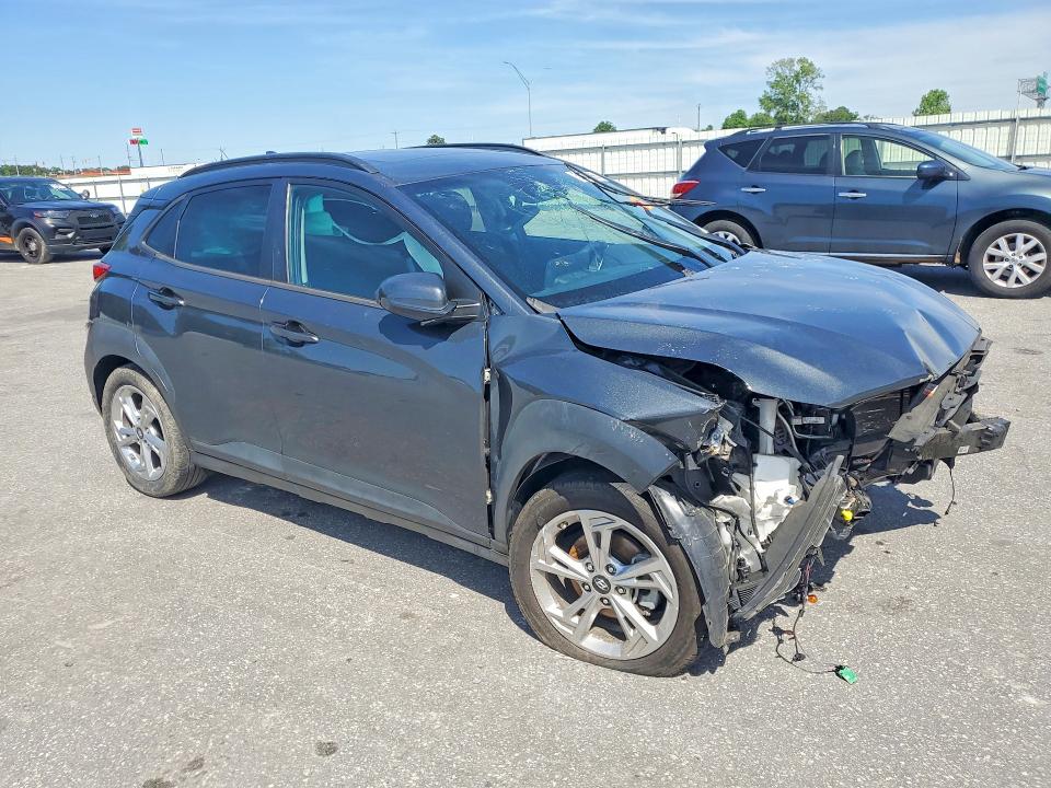 2022 Hyundai Kona VIN KM8K32AB2NU865687 COPART salvage auction — FRONT END, Nc - Salvage Certificate Of Title, sold $1,150 on 2026-07-16 (photo 4)