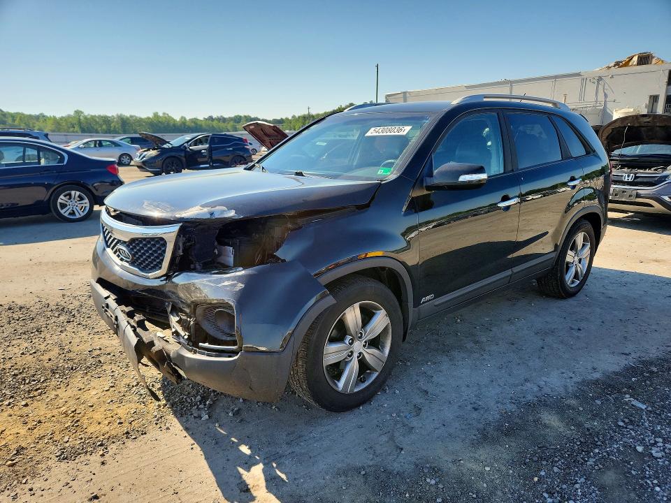 2013 Kia Sorento VIN 5XYKUCA60DG387652 COPART salvage auction — FRONT END, Va - Cert Of Title - Salvage, sold $1,050 on 2026-07-08 (photo 1)