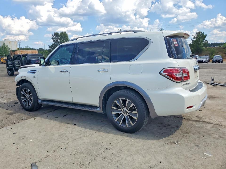 2018 Nissan Armada VIN JN8AY2NDXJ9056162 COPART salvage auction — FRONT END, Sc - Cert Of Title-Salvage, sold $5,500 on 2026-07-03 (photo 2)