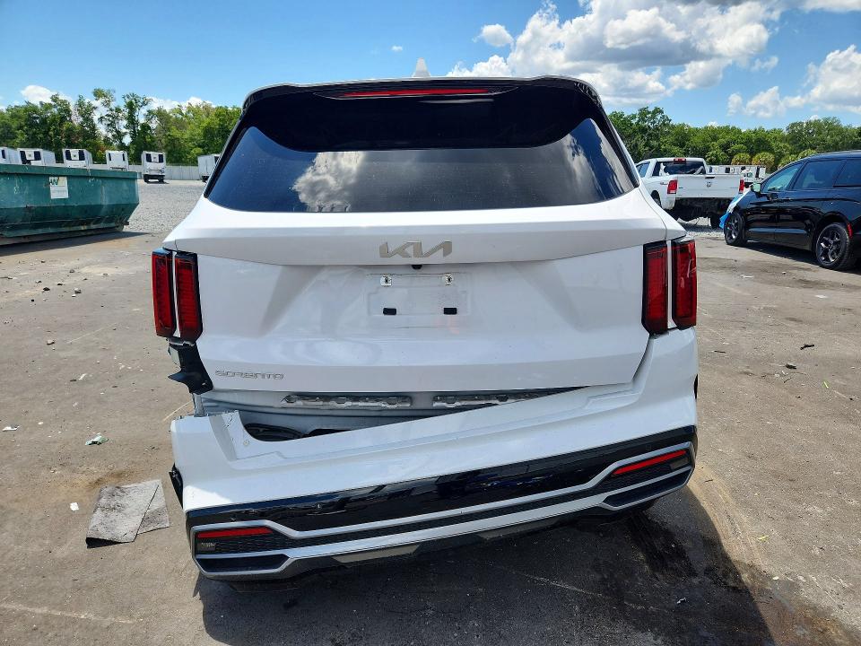 2023 Kia Sorento VIN 5XYRL4LC5PG201571 COPART salvage auction — FRONT END, Fl - Certificate Of Destruction, sold $3,750 on 2026-07-08 (photo 6)