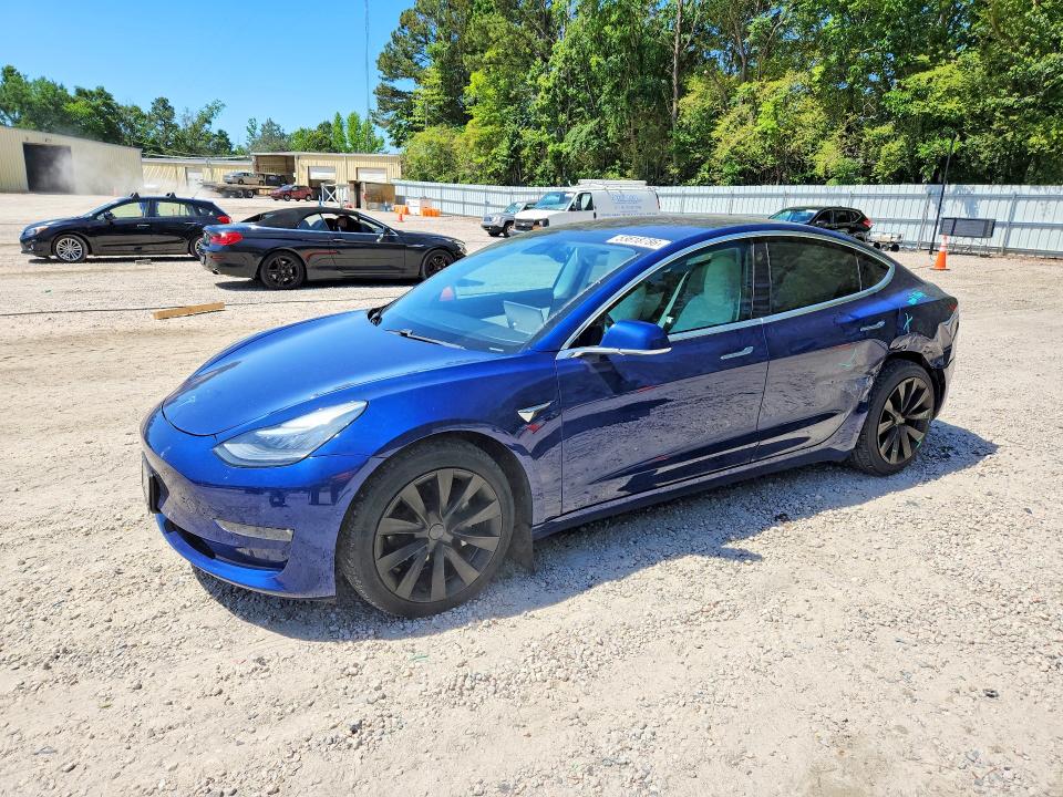 2018 Tesla Model 3 VIN 5YJ3E1EB8JF134689 COPART salvage auction — REAR END, Nc - Salvage Certificate Of Title, sold $750 on 2026-07-31 (photo 1)