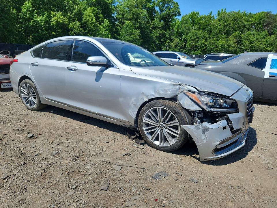 2018 Genesis G80 VIN KMHGN4JE7JU246227 COPART salvage auction — FRONT END, Md - Cert Of Salvage > 75% Damage, sold $2,100 on 2026-07-31 (photo 4)