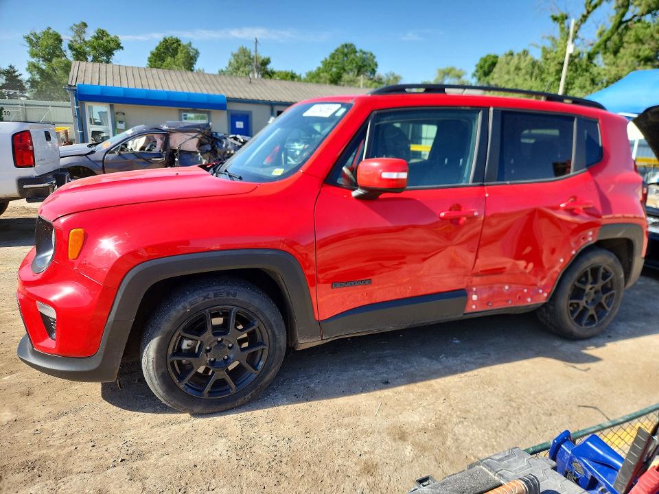 2020 Jeep Renegade VIN ZACNJABB6LPL33483 COPART salvage auction — SIDE, Ks - Cert Of Title-Salvage, sold $2,150 on 2026-08-10 (photo 1)