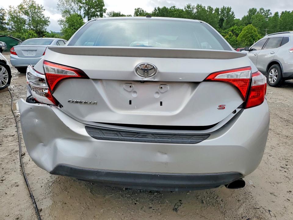 2015 Toyota Corolla VIN 5YFBURHE8FP229266 COPART salvage auction — REAR END, KY - BILL OF SALE/PART ONLY/NO TITL, sold $125 on 2026-07-30 (photo 6)