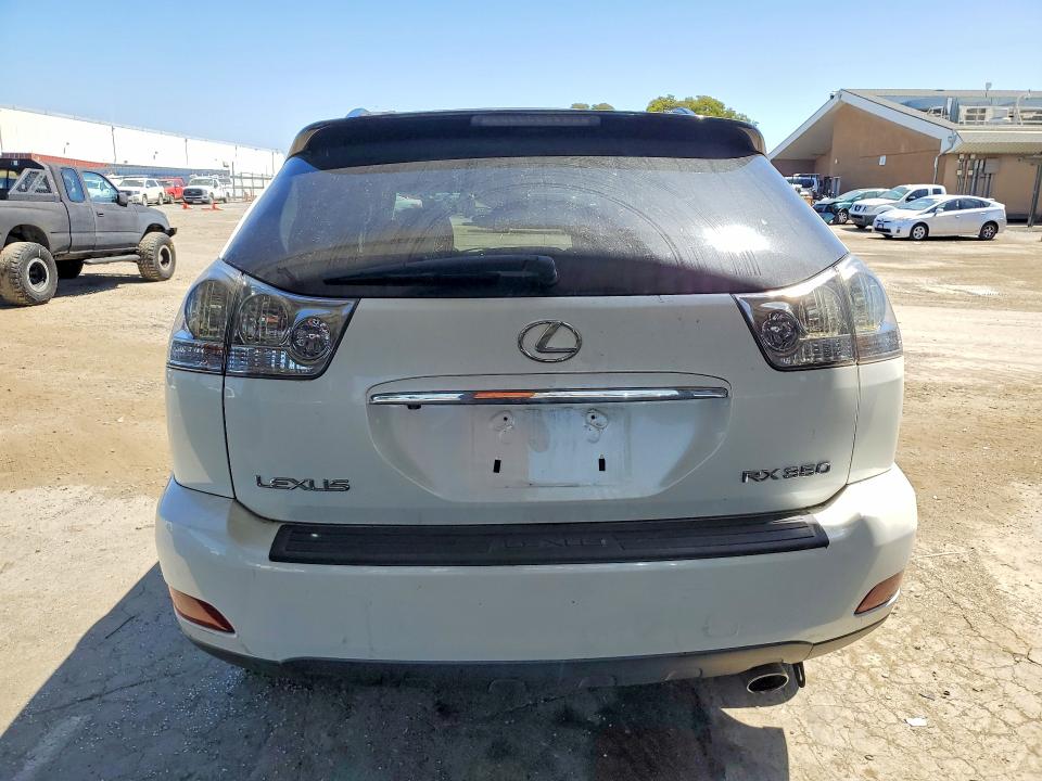 2008 Lexus Rx 350 VIN 2T2GK31U58C053107 COPART salvage auction — FRONT END, Ca - Salvage Certificate, sold $775 on 2026-07-02 (photo 6)