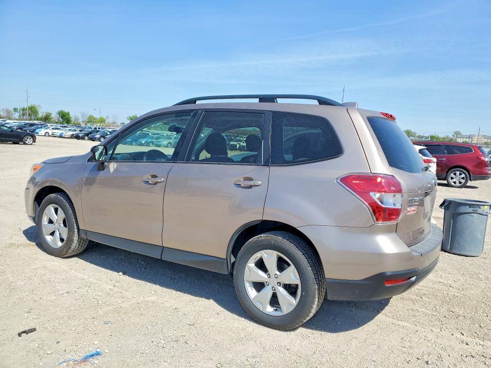 2016 Subaru VIN JF2SJADC9GH553257 COPART salvage auction — HAIL, Ia - Cert Of Title-Salvage Title, sold $1,050 on 2026-07-22 (photo 2)