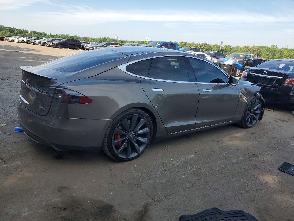 2015 Tesla Model s VIN 5YJSA1H4XFF091825 COPART salvage auction — FRONT END, Ga - Cert Of Title-Salvage, sold $7,900 on 2026-07-31 (photo 3)