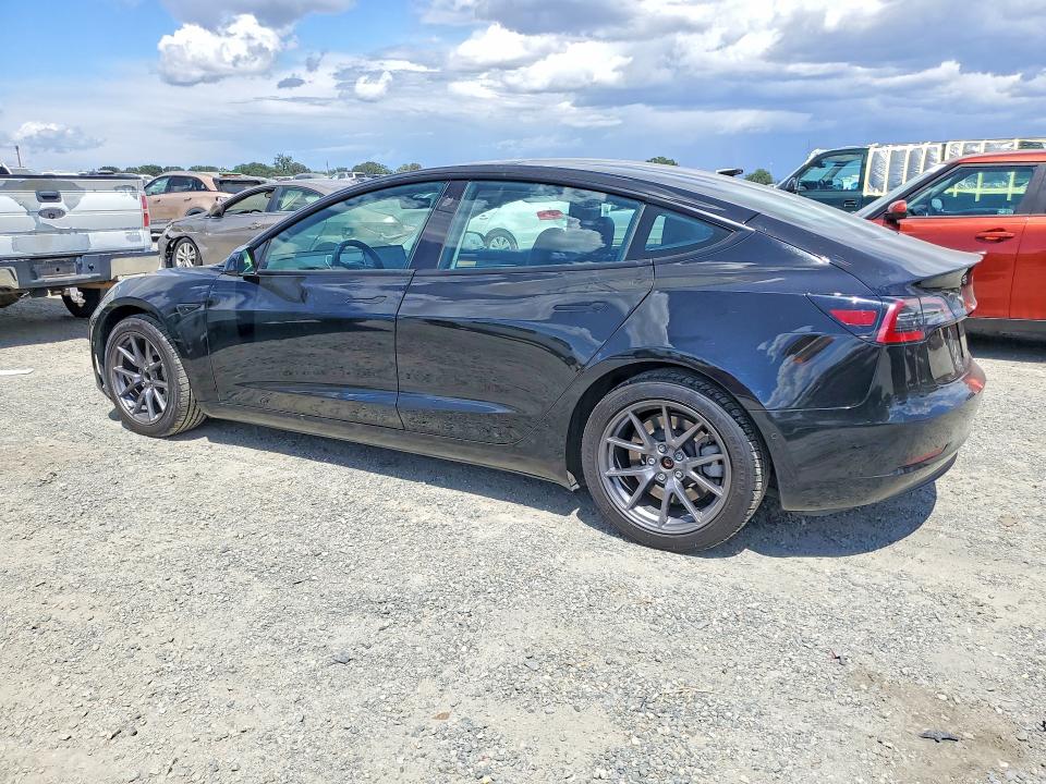 2021 Tesla Mdl 3 VIN 5YJ3E1EA1MF065842 COPART salvage auction — REAR END, Ca - Salvage Certificate, sold $7,900 on 2026-07-09 (photo 2)