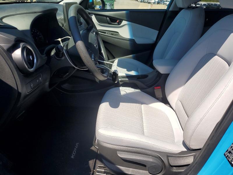 2022 Hyundai Kona VIN KM8K6CAB8NU890641 COPART salvage auction — FRONT END, Nj - Cert Of Title-Salvage, sold $2,400 on 2026-07-16 (photo 7)