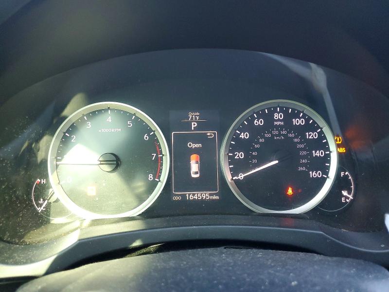 2014 Lexus Is 250 VIN JTHCF1D28E5007171 COPART salvage auction — FRONT END, Wv - Certificate Of Title, sold $2,150 on 2026-07-07 (photo 9)