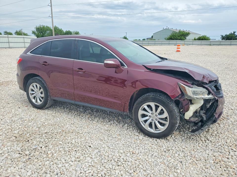 2016 Acura Rdx VIN 5J8TB3H50GL018887 COPART salvage auction — FRONT END, Tx - Salvage Vehicle Title, sold $1,850 on 2026-07-02 (photo 4)