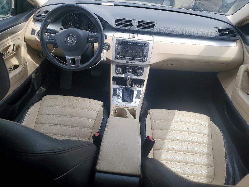 2010 Volkswagen Passat cc VIN WVWMN7AN9AE542434 COPART salvage auction — REAR END, Ct - Cert Of Title-Parts Only Salva, sold $475 on 2026-07-09 (photo 8)