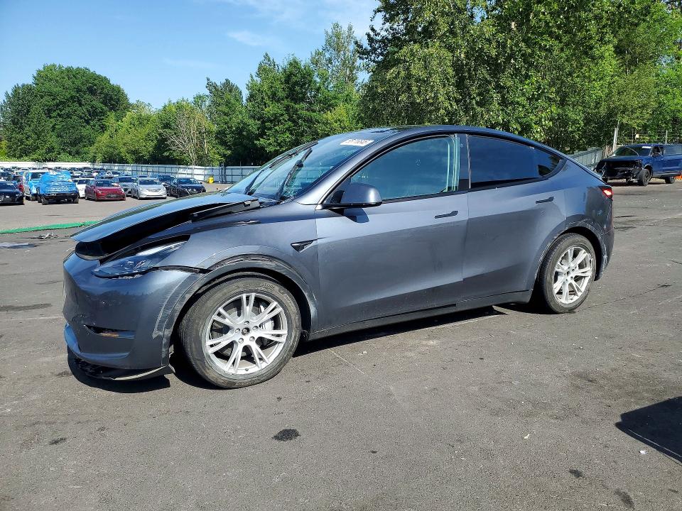 2023 Tesla Model y VIN 7SAYGDEE5PF645848 COPART salvage auction — SIDE, Or - Salvage Title Certificate, sold $6,400 on 2026-07-20 (photo 1)