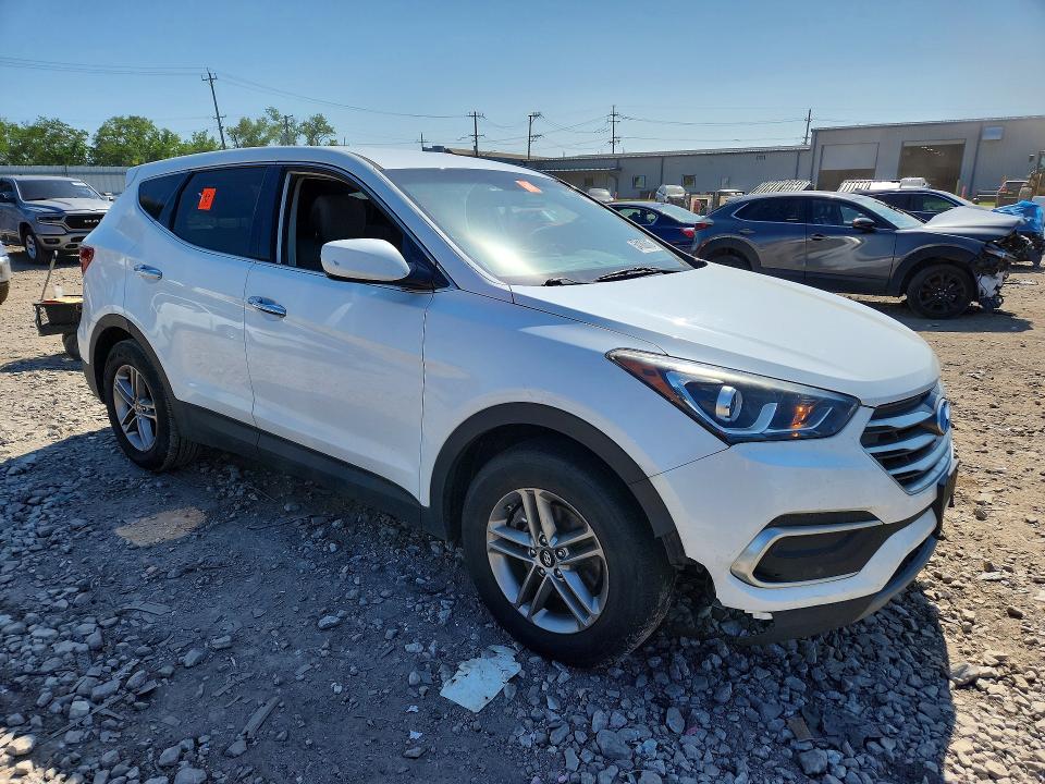 2018 Hyundai Santa fe VIN 5XYZT3LB5JG553221 COPART salvage auction — NORMAL WEAR, Mt - Certificate Of Title, sold $1,550 on 2026-07-29 (photo 4)
