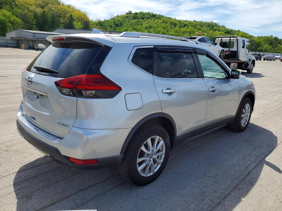 2017 Nissan Rogue VIN KNMAT2MVXHP595682 COPART salvage auction — HAIL, Pa - Certificate Of Salvage, sold $2,600 on 2026-07-16 (photo 3)