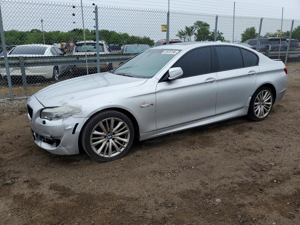 2011 BMW 5 series VIN WBAFR1C5XBC743471 COPART salvage auction — REAR END, Va - Cert Of Title-Salvage History, sold $875 on 2026-07-07 (photo 1)