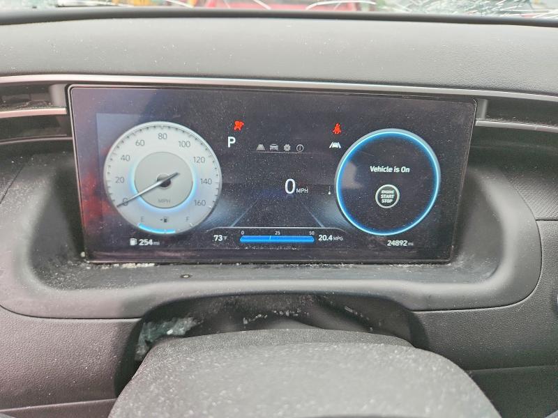 2023 Hyundai Santa cruz VIN 5NTJC4AE6PH061980 COPART salvage auction — HAIL, Mo - Certificate Of Title, sold $8,500 on 2026-07-08 (photo 9)