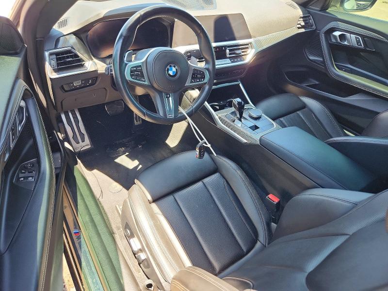 2022 BMW M240i VIN 3MW53CM08N8C38780 COPART salvage auction — FRONT END, Nc - Salvage Certificate Of Title, sold $22,700 on 2026-07-28 (photo 8)