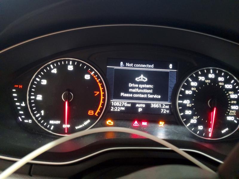 2017 Audi A4 VIN WAUANAF40HN001313 COPART salvage auction — FRONT END, Ky - Bill Of Sale/Part Only/No Titl, sold $1,600 on 2026-07-08 (photo 9)