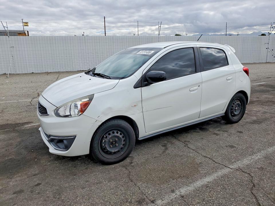 2017 Mitsubishi Mirage VIN ML32A3HJ0HH004019 COPART salvage auction — SIDE, Ca - Salvage Certificate, sold $900 on 2026-07-28 (photo 1)