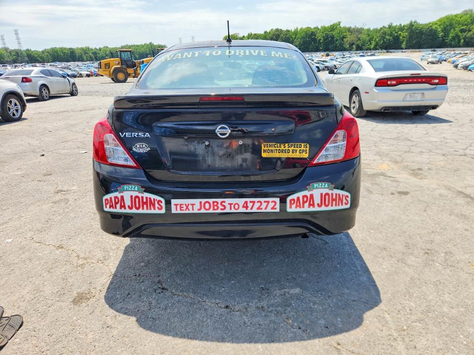 2019 Nissan Versa VIN 3N1CN7AP9KL815891 COPART salvage auction — FRONT END, TN - SALVAGE CERTIFICATE, sold $1,200 on 2026-07-02 (photo 6)