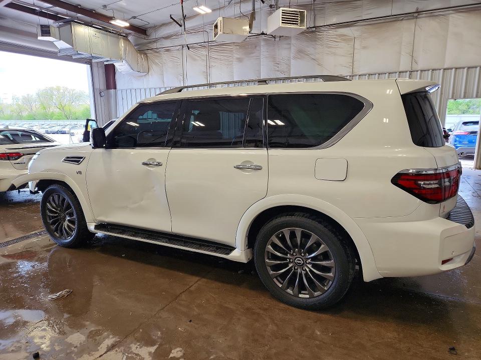 2021 Nissan Armada VIN JN8AY2DB1M9792458 COPART salvage auction — SIDE, WI - CERT OF TITLE-CLAIM PAID, sold $250 on 2026-07-27 (photo 2)