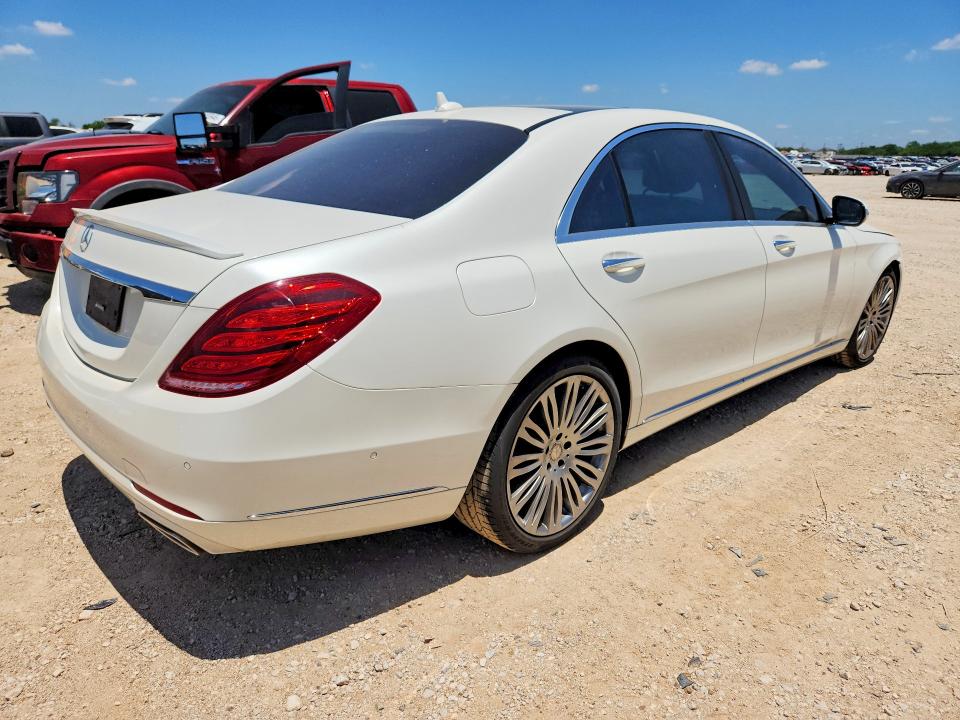 2016 Mercedes-benz S-klasse VIN WDDUG8CB4GA228523 COPART salvage auction — FRONT END, Tx - Salvage Vehicle Title, sold $13,500 on 2026-07-16 (photo 3)